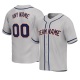 Customized Gray Navy Navy Baseball Jersey