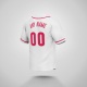 Customized White Red Red Baseball Jersey