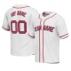 Customized White Red Red Baseball Jersey